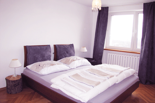 Apartamenty Sopot Kwatery Sopot Noclegi Sopot Hotele Sopot. Sypialnia wiksza.