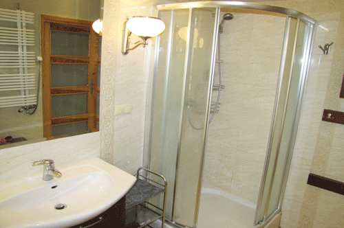 Apartamenty Sopot. azienka - prysznic